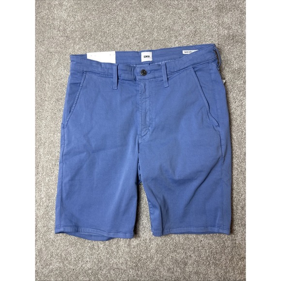 NWT Slim Fit 8.5-inch Bering Sea‎ Blue Endurance Mason Short from Edwin, Size 30 - Picture 1 of 3